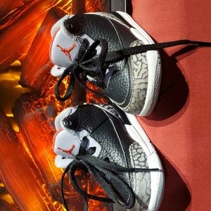 Air Jordan 3 Retro OG TD 'Black Cement' 2018 Infant 4C